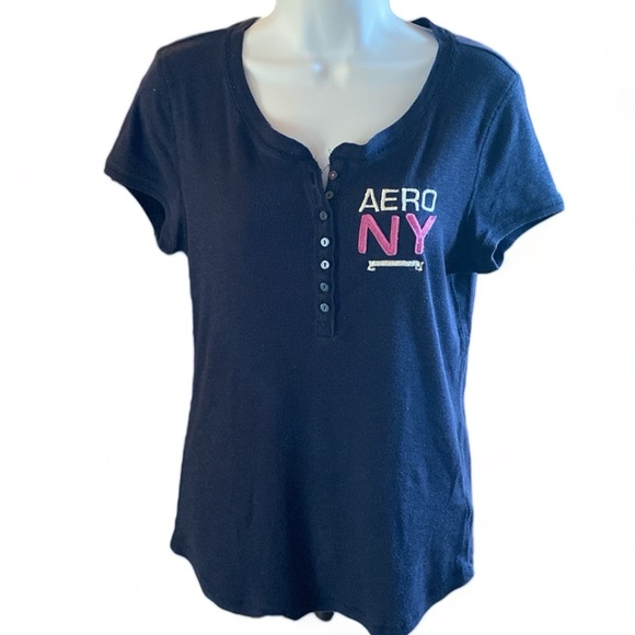 Aeropostale Ribbed Signature Top - Picture 2 of 9